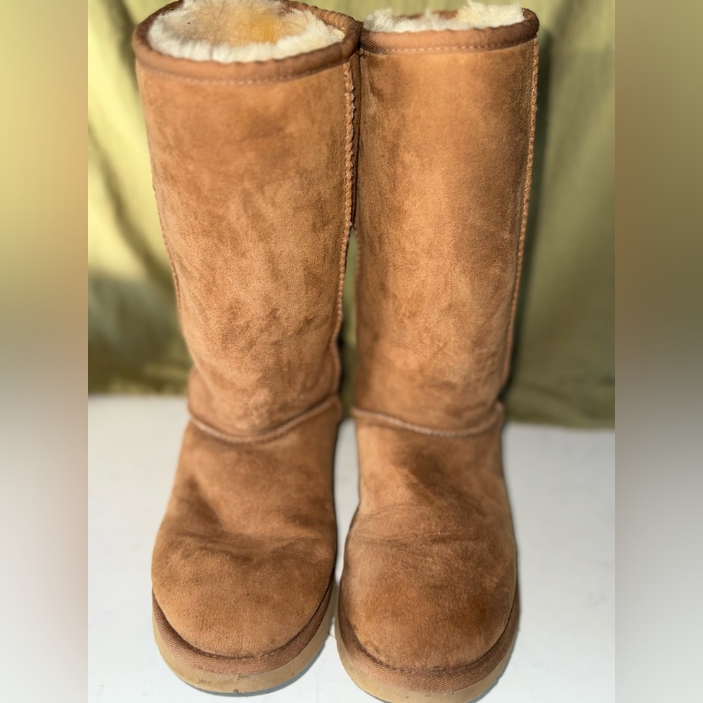 UGG Tan Over the Knee Boots